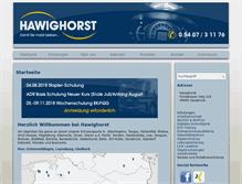 Tablet Screenshot of mit-sicherheit-hawighorst.de